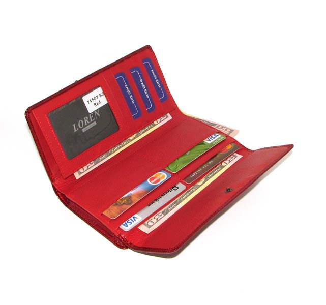 Гаманець жіночий Loren 74507-RS RED Гаманець жіночий Loren 74507-RS RED